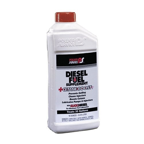 Power Service 01016-09 Cetane Boost Diesel Fuel Supplement - 16 oz.
