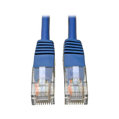 Tripp Lite Cat5e 350MHz Molded Patch Cable (RJ45 M/M) - Blue, 1-ft.(N002-001-BL)