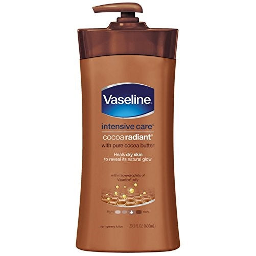 Vaseline Cocoa Butter Deep Conditioning Body Lotion with Cocoa Butter & Vitamin E - 20.3 oz