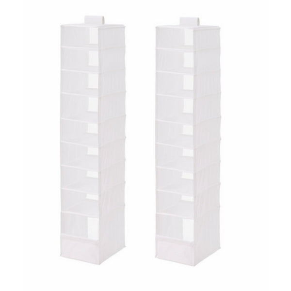 Ikea Organizer Closet Storage Hanging Skubb (2 Pack) White