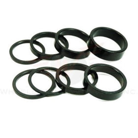 Wheels Manufacturing 1-1/8-Inch Spacer (Black/10mm, Bag of 5)