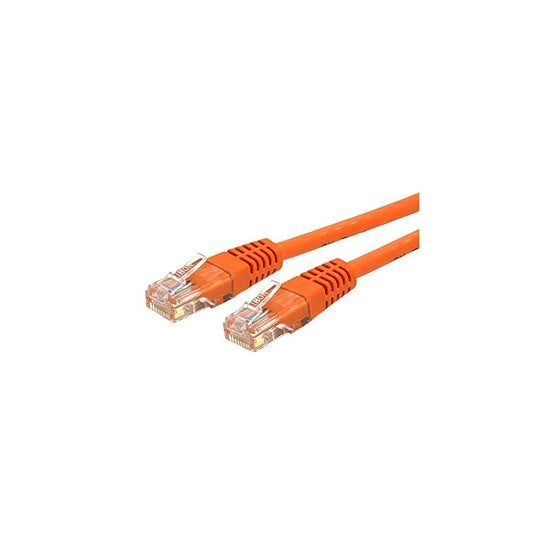 Cat6 Ethernet Cable - 6 ft - Orange - Patch Cable - Molded Cat6 Cable - Short Network Cable - Ethernet Cord - Cat 6 Cable - 6ft (C6PATCH6OR)