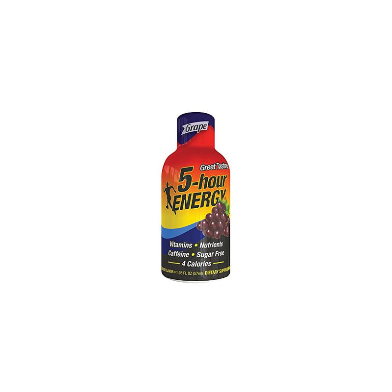 5 Hour Energy Drink Shot, Grape, 6 Count, 1.93 Ounce