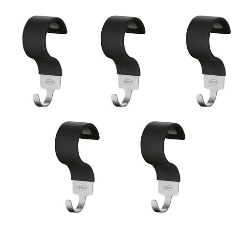 Rosle Black Barbecue Grill Hook, Set of 5