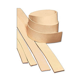 Tandy Leather Heavyweight Natural Cowhide Leather Strip 1-1/2" (38 mm) x 50" (1.3 m) 4532-00