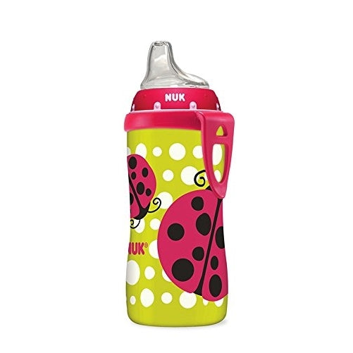 NUK Ladybug Silicone Spout Active Cup, 10-Ounce