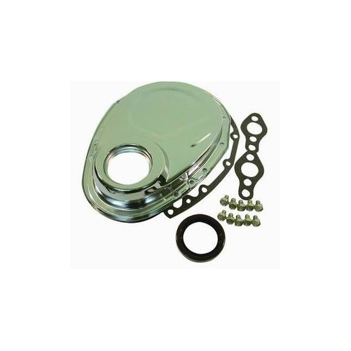 Racing Power Company R4934 Chrome Timing Chain Cover for Small Block Chevy