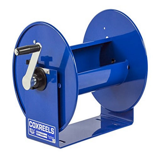 Coxreels 112-4-75 No Hose Manual Hose Reel, 1/2 Hose ID,Blue, 75' Length