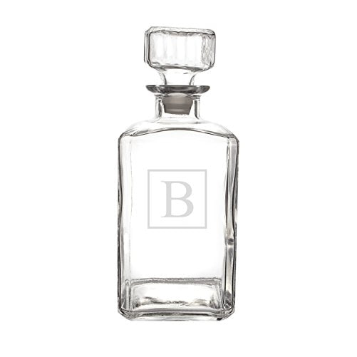 Cathy's Concepts Personalized Whiskey Decanter, Letter B