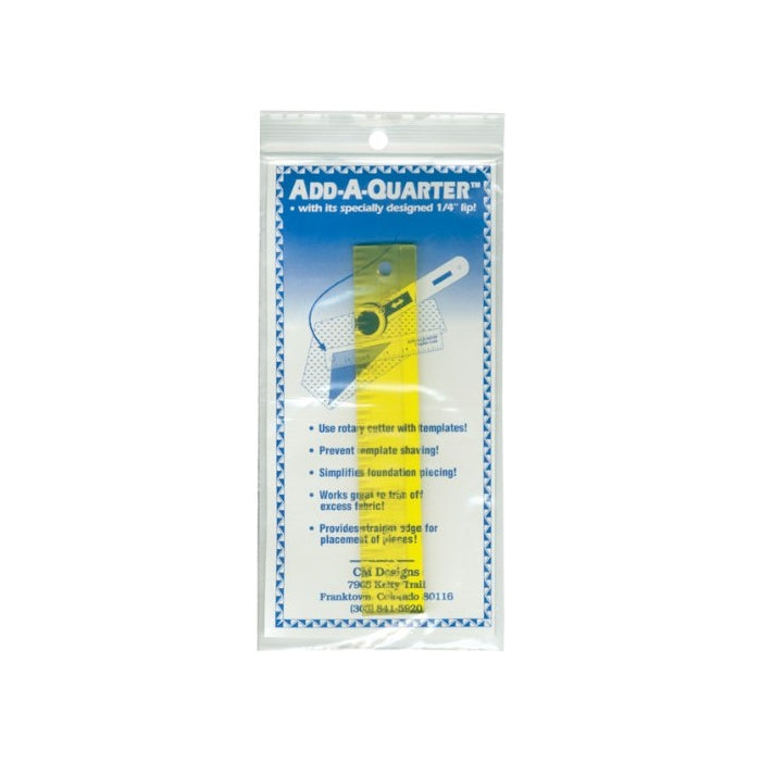 CM Designs Colonial 6CMD Add-A-Quarter Ruler, 6-Inch, Yellow