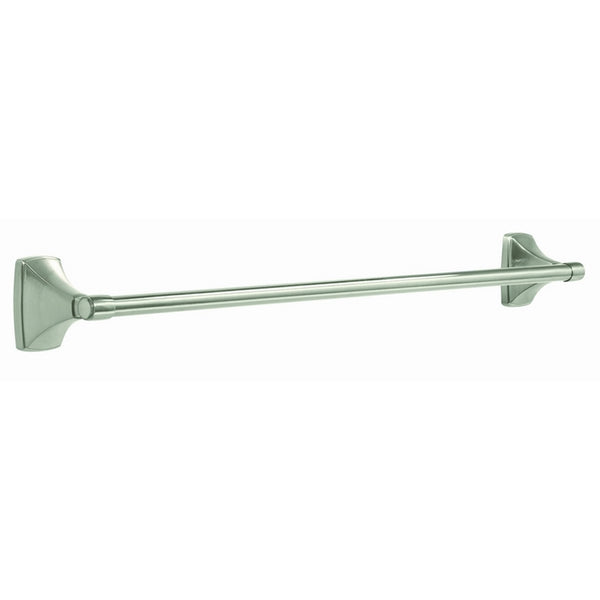 Amerock BH26504-G10 Clarendon Collection 24-Inch Towel Bar, Satin Nickel