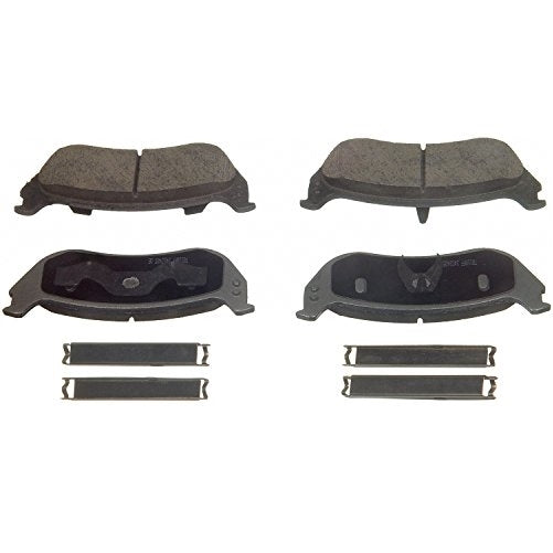 Wagner ThermoQuiet QC1109A Ceramic Disc Pad Set With Installation Hardware, Rear