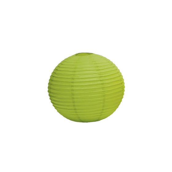 Weddingstar Round Paper Lantern, Medium, Candy Apple Green