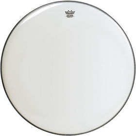 Remo BR1222-00 Smooth White Ambassador Bass Drum Head - 22-Inch