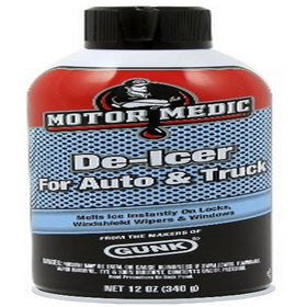 MotorMedic GUNK DE1-12PK Automotive Windshield De-Icer - 12 oz, (Case of 12)