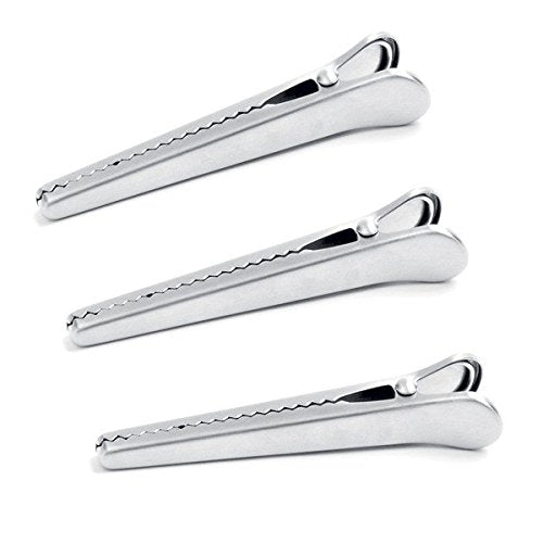 Norpro Stainless Steel Jaw Clips, 3-Piece