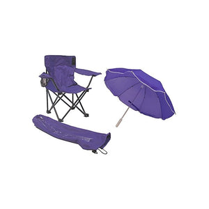 Redmon Beach Baby All-Season Umbrella Chair with Matching Shoulder Bag, Purple