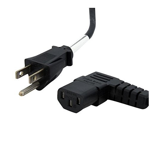 StarTech.com PXT101L 6-Feet Standard Computer Power Cord - NEMA 5-15P to Right Angle C13