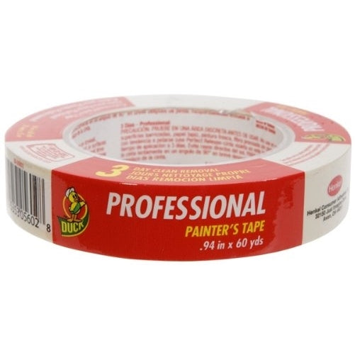 Duck Brand 1362488 Professional Painter's Tape, 0.94 Inches by 60 Yards, Beige, Single Roll