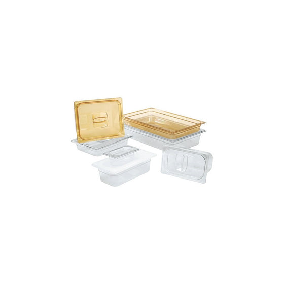 Rubbermaid Commercial Products FG140P00CLR 1/2 Size Long 5-1/2-Quart Cold Food Pan