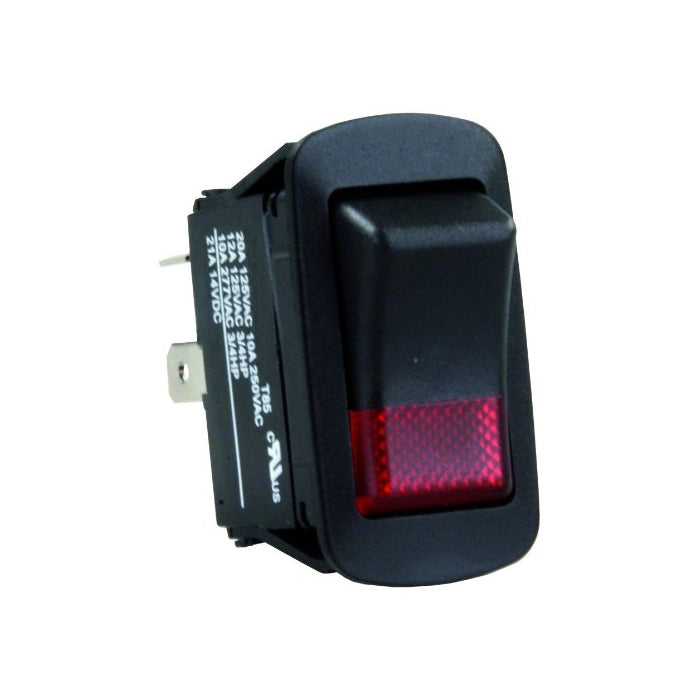 JR Products 13815 Lens 12V Lamp Water Resistant SPST On/Off Switch