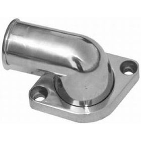 Racing Power Company R6009 90° Polished Aluminum Water Neck for Chevy V8