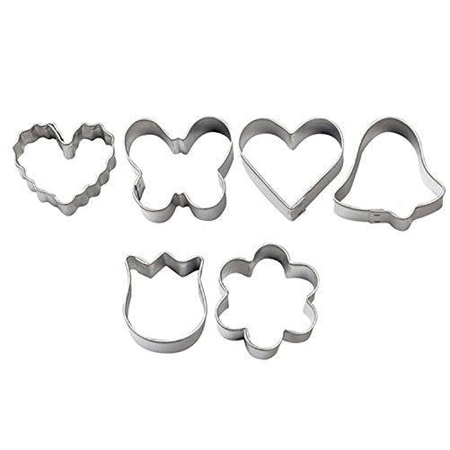 Wilton Mini Romantic Metal Cookie Cutter Set