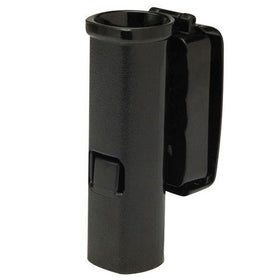 Monadnock 18-Inch AutoLock Front Draw Baton Holder with 360 Degree Swivel Clip-On Plain (Black)