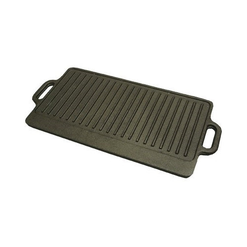 Winco IGD-2095 Cast Iron Griddle, Black coating