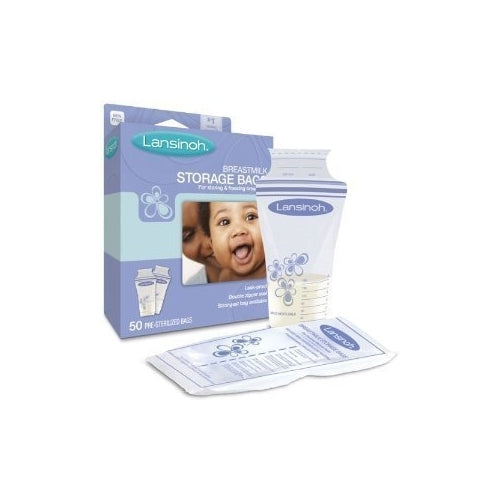 LANSINOH BREASTMILK STRGE BAGS 50 CT (3 pack)