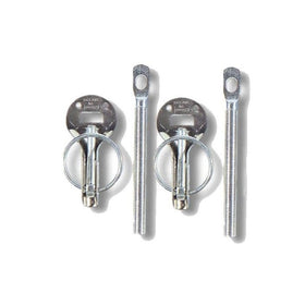 Sparco 01606S Silver Hood Pin - Set of 2