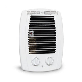 Cadet Com-Pak Bath 1000W 120V/240V best bathroom electric wall heater with thermostat and timer, white