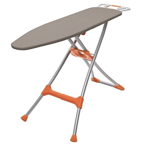 Homz Durabilt DX1500 Premium Steel Top Ironing Board with Wide Leg Stability, Adjustable up to 39.5"