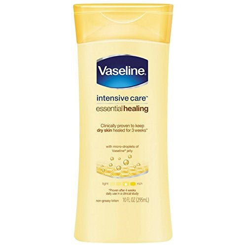 Vaseline Intensive Care Essential Healing Lotion, 10 Oz (Pack of 4)