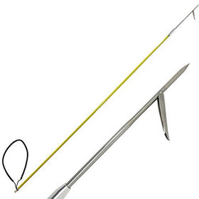 Scuba Choice 7' One Piece Spearfishing Fiber Glass Pole Spear with 1 Prong Single Barb Tip
