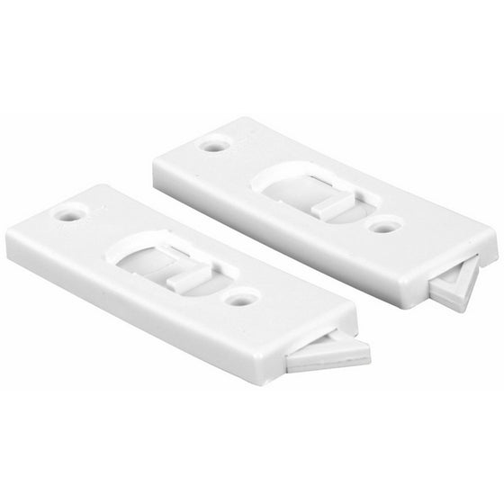 Prime-Line Products F 2599 Spring Loaded Sliding Window Tilt Latch, White, 1-Pair