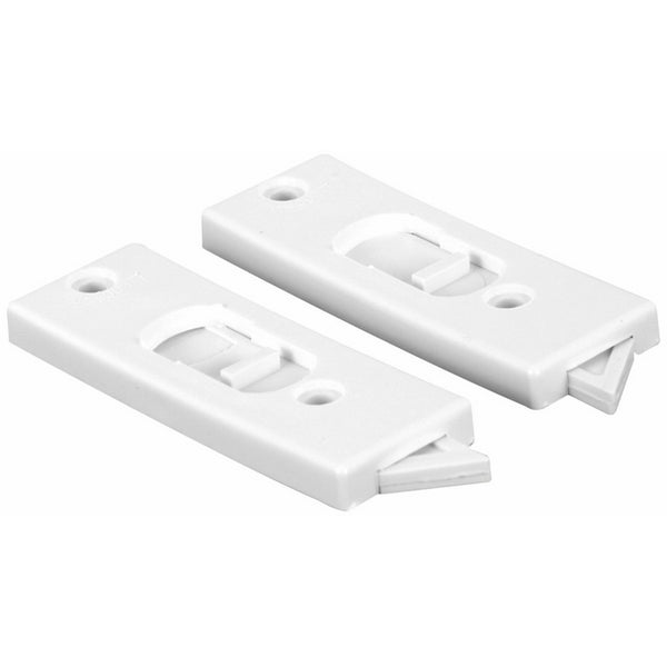 Prime-Line Products F 2599 Spring Loaded Sliding Window Tilt Latch, White, 1-Pair