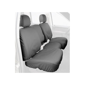 Covercraft SS3375PCGY Custom-Fit Front Bench SeatSaver Seat Covers - Polycotton Fabric, Grey