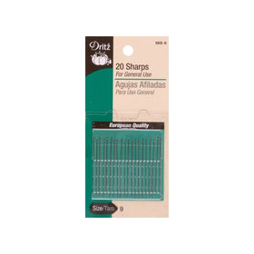 Dritz 56S-8 20-Piece Sharps Hand Needles, Size 8