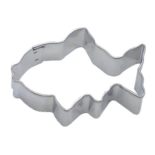 R&M Fish 3" Cookie Cutter in Durable, Economical, Tinplated Steel