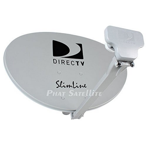 DIRECTV AU9-SL3-SWM Three LNB Ka/Ku Slim Line Dish Antenna SL-3 LNB Combo