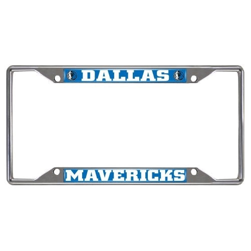 FANMATS NBA Dallas Mavericks Chrome License Plate Frame