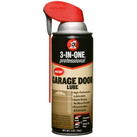 3-IN-ONE Professional Garage Door Lubricant with SMART STRAW SPRAYS 2 WAYS 11 OZ