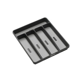 madesmart Classic Small Silverware Tray, Granite