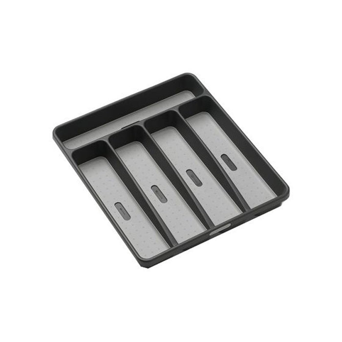 madesmart Classic Small Silverware Tray, Granite