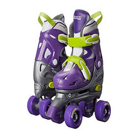 Chicago Kids Adjustable Quad Roller Skates - Purple - Medium
