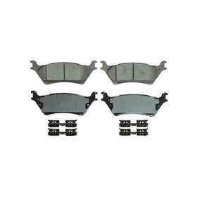 Wagner QuickStop ZD1602 Ceramic Disc Pad Set Includes Pad Installation Hardware, Rear