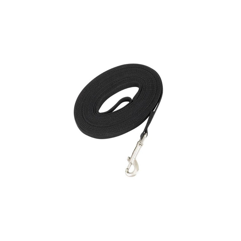 Guardian Gear Cotton Web Dog Training Lead 50'x5/8", Black