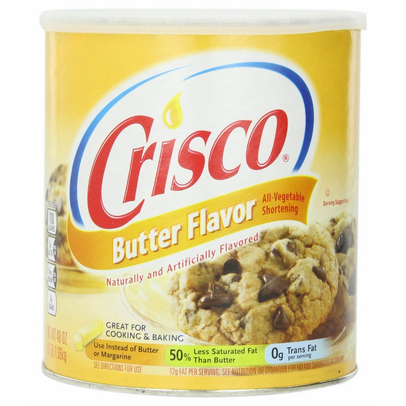 Crisco Butter Flavor All Vegetable Shortening, 48 oz.