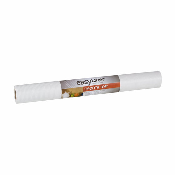 Duck Brand 530360 Smooth Top Easy Liner Non-Adhesive Shelf Liner, 20-Inch x 6-Feet, White